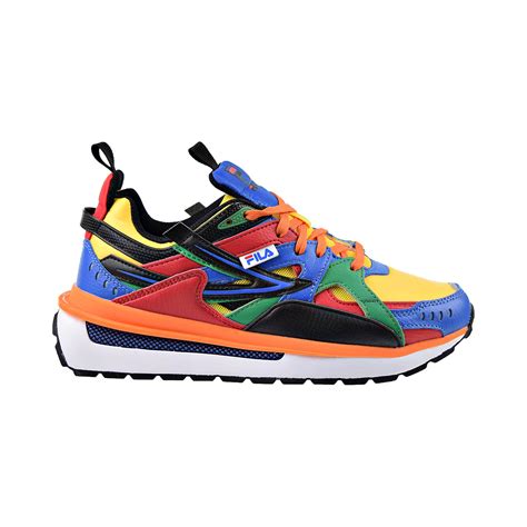 multi colored sneakers for men.